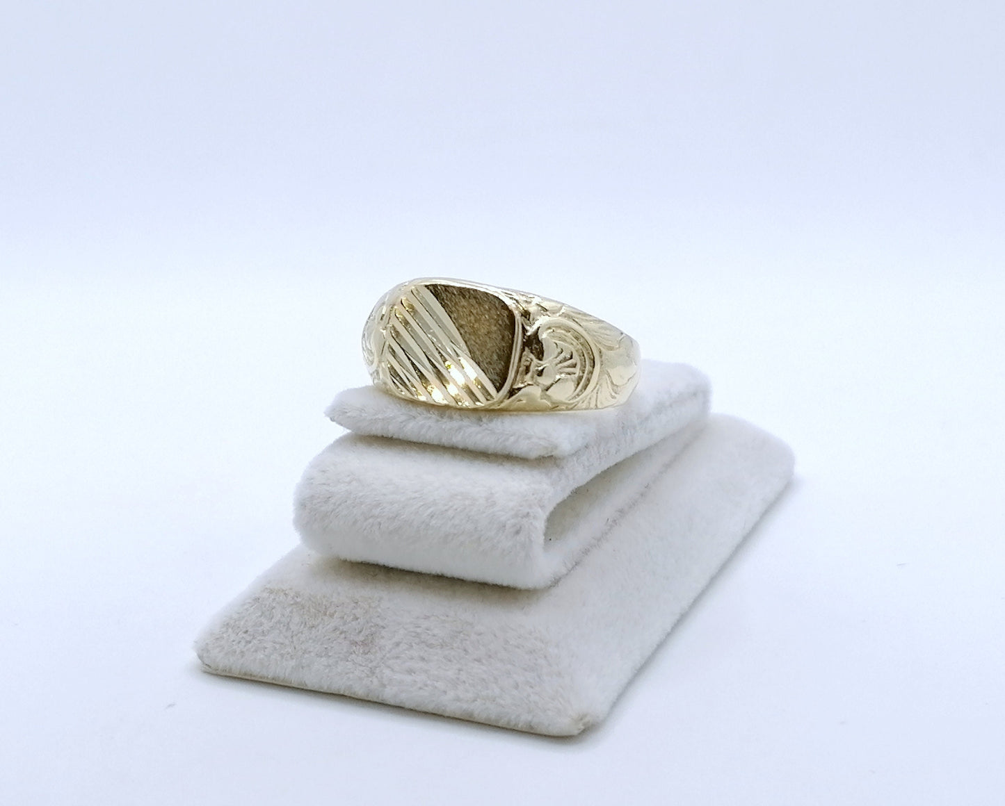 Ring Gold 585er Siegelring Gr. 69