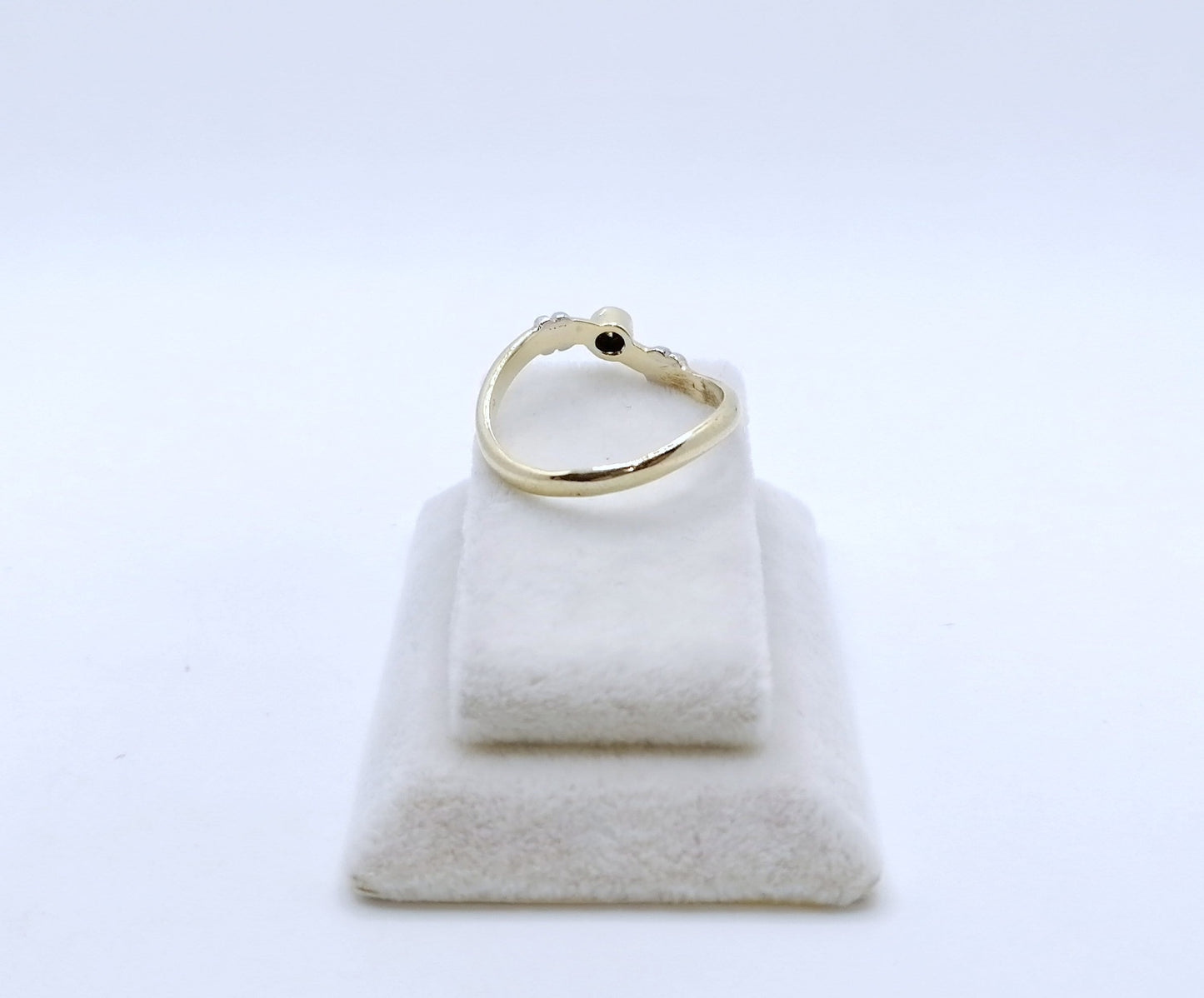 Ring Gold 585er mit Zirkonia Geschwungen Gr. 60