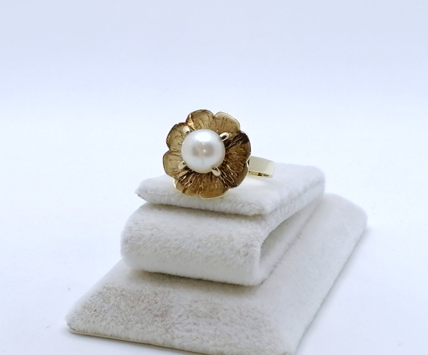 Gold Perlenring 333er Damenring