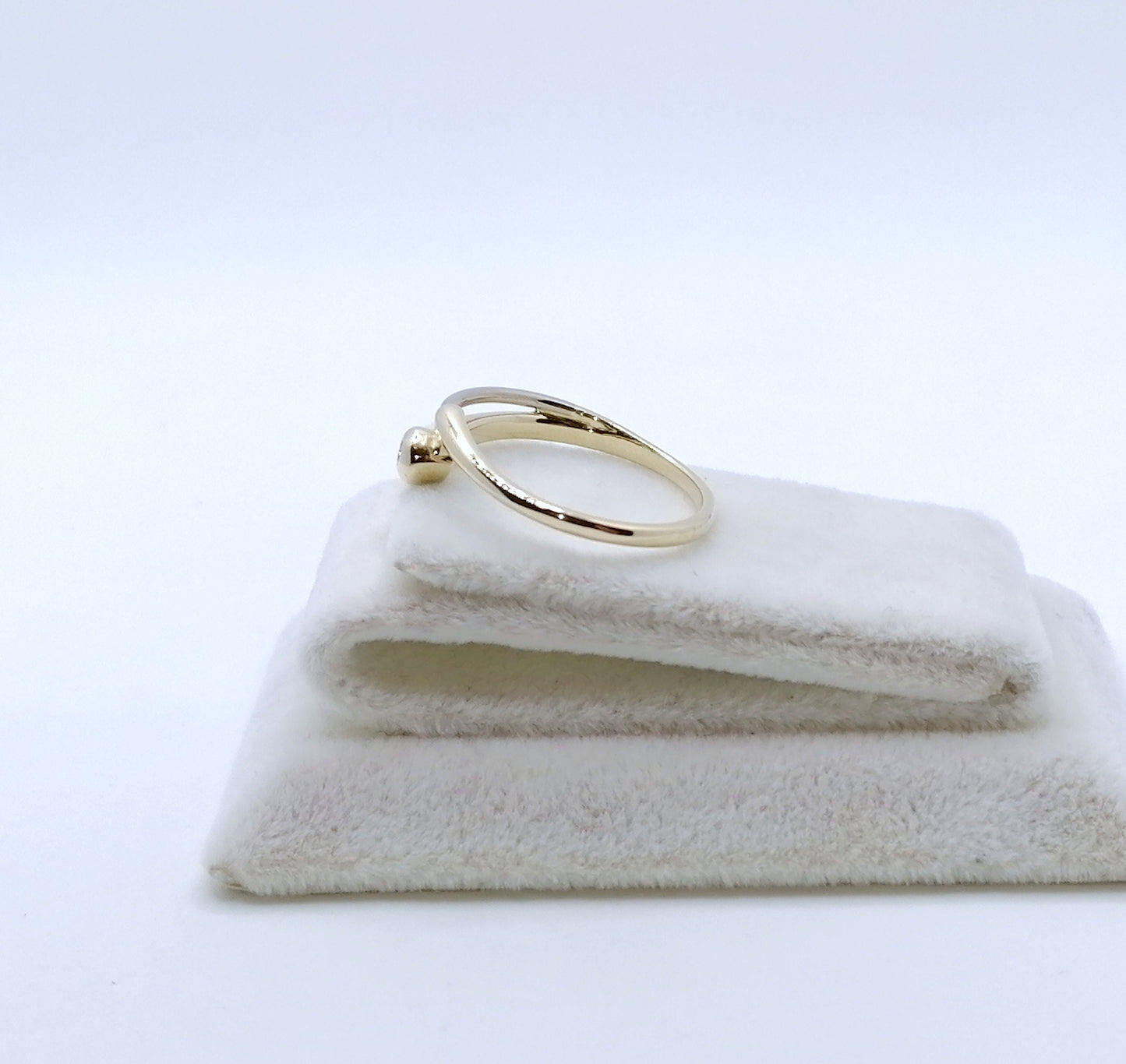 Ring Gold 585er mit Diamant Gr. 53