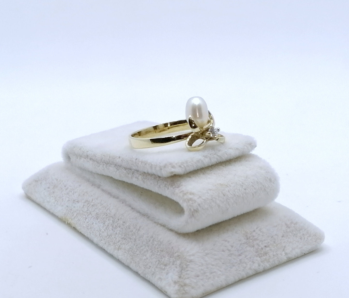 Gold Perlenring 333er Damenring
