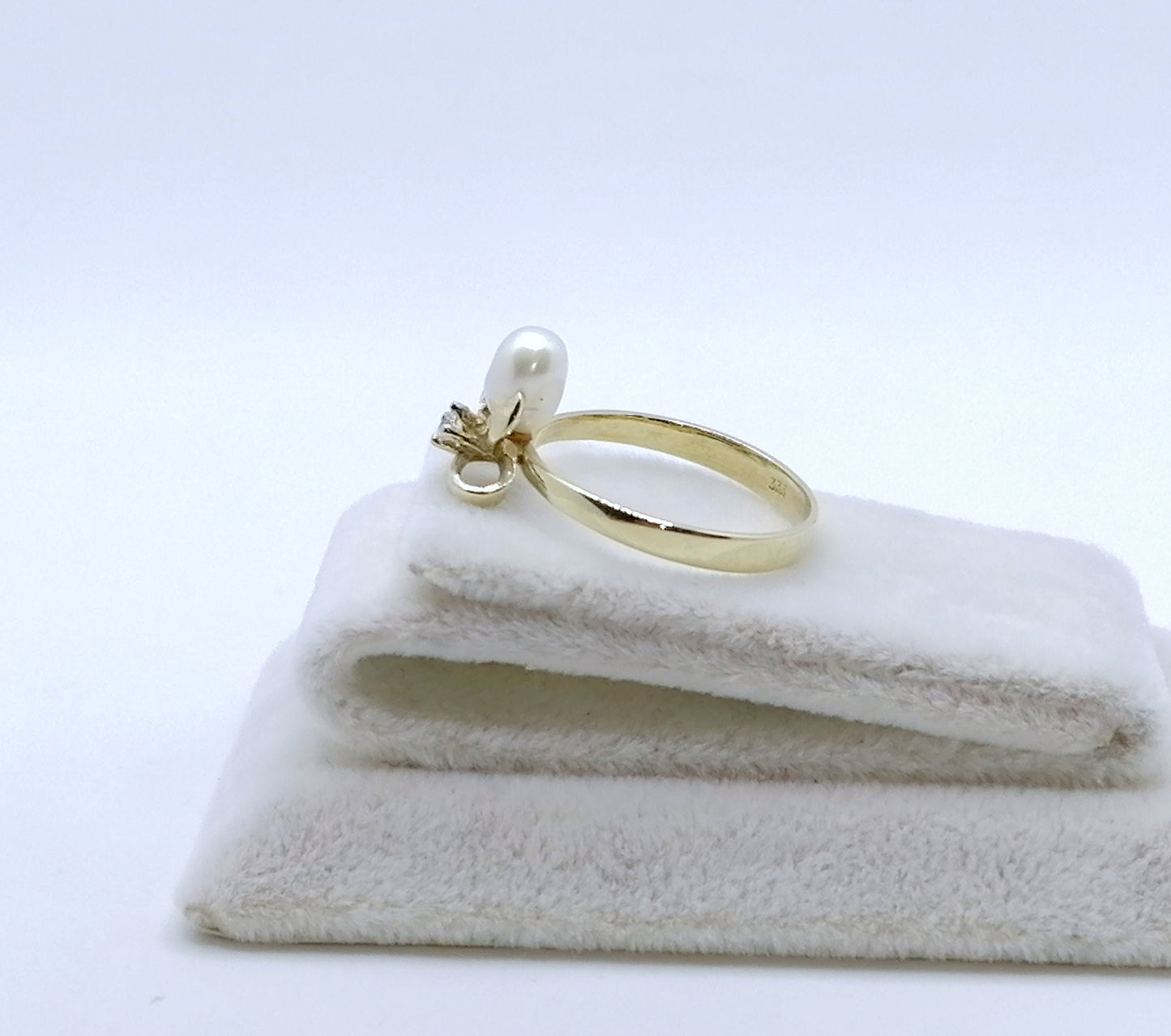 Gold Perlenring 333er Damenring
