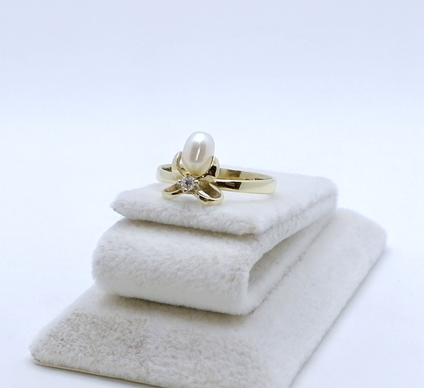Gold Perlenring 333er Damenring
