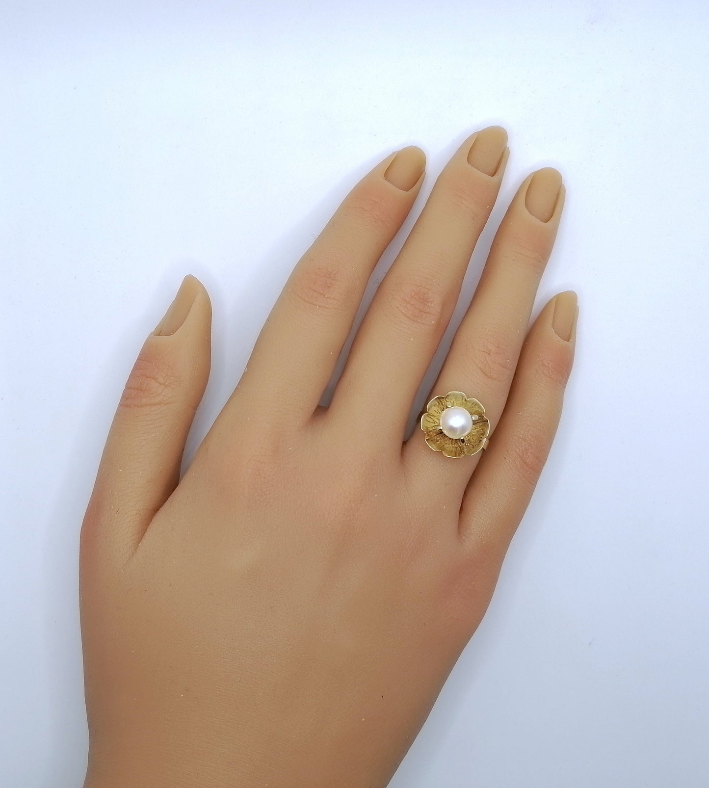 Gold Perlenring 333er Damenring