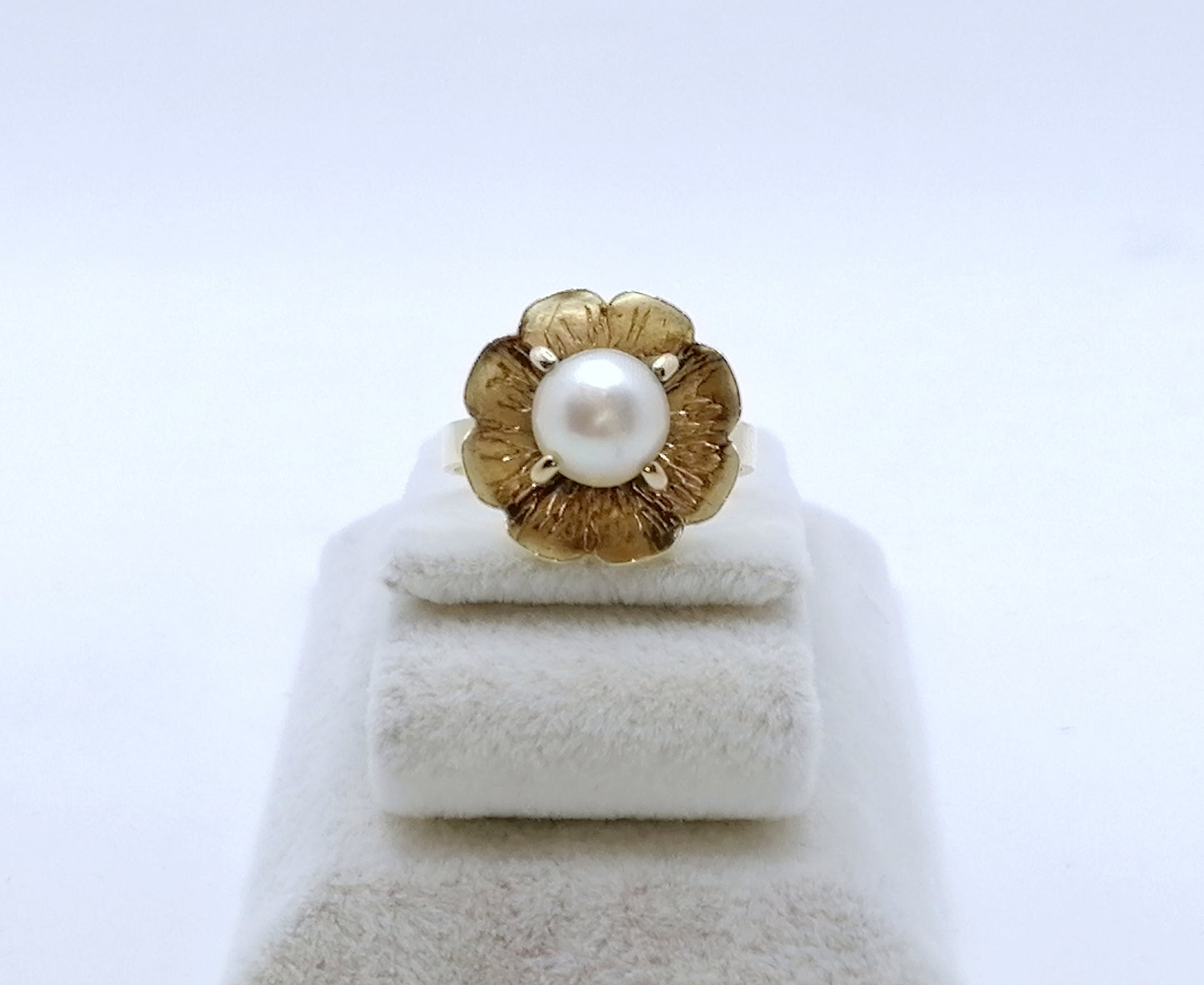 Gold Perlenring 333er Damenring