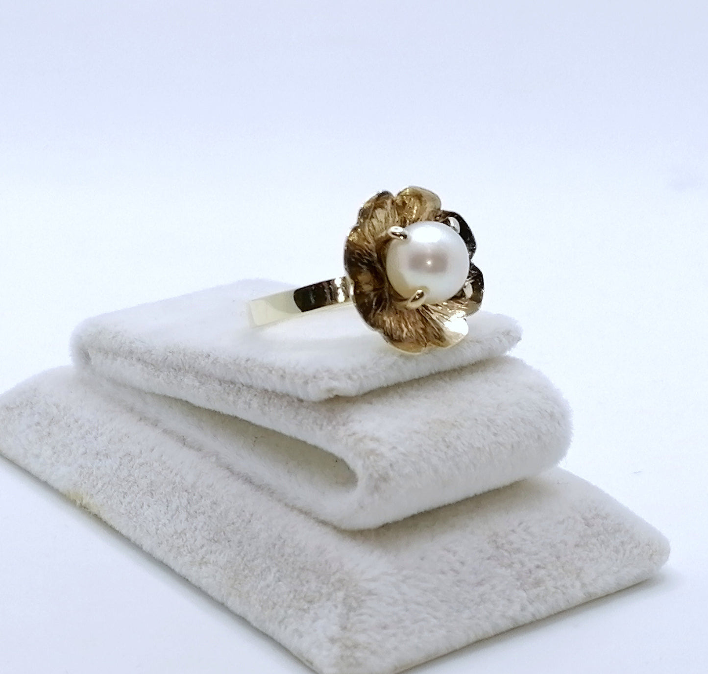 Gold Perlenring 333er Damenring