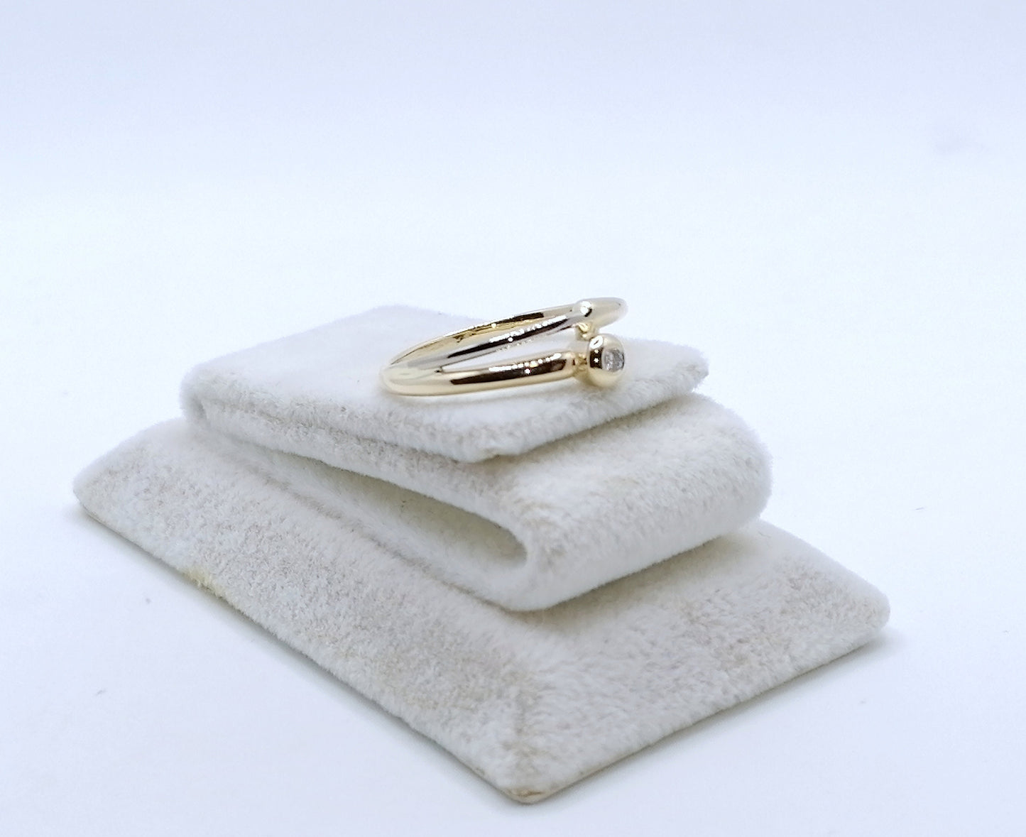 Ring Gold 585er mit Diamant Gr. 53