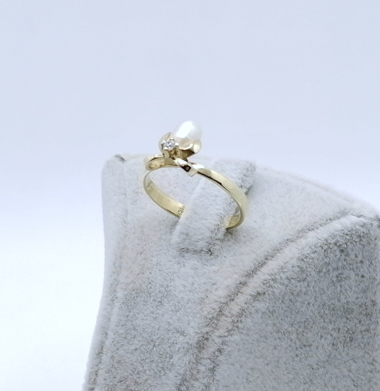 Gold Perlenring 333er Damenring