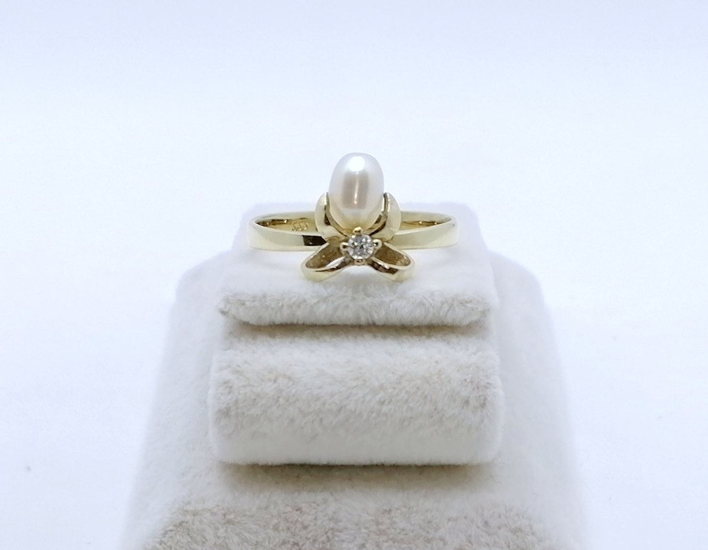Gold Perlenring 333er Damenring