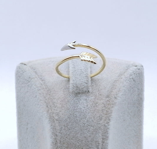 Ring Gold 585er Pfeilform Damenring Gr. 55
