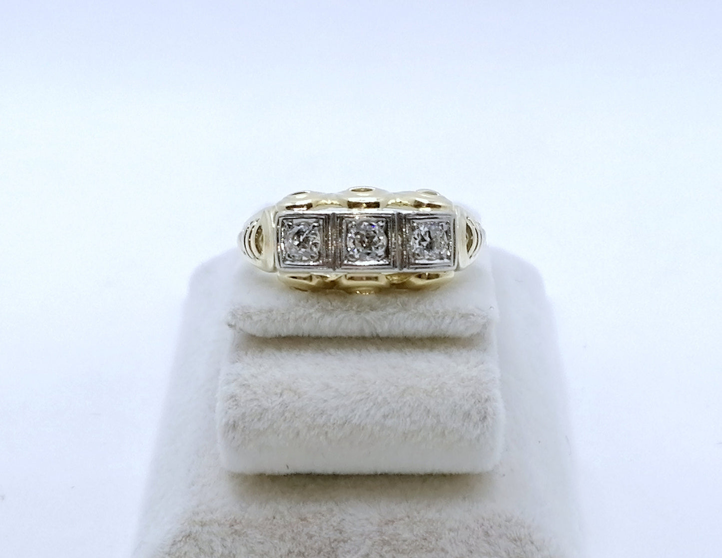 Ring Gold 585er mit Brillanten Gr. 53