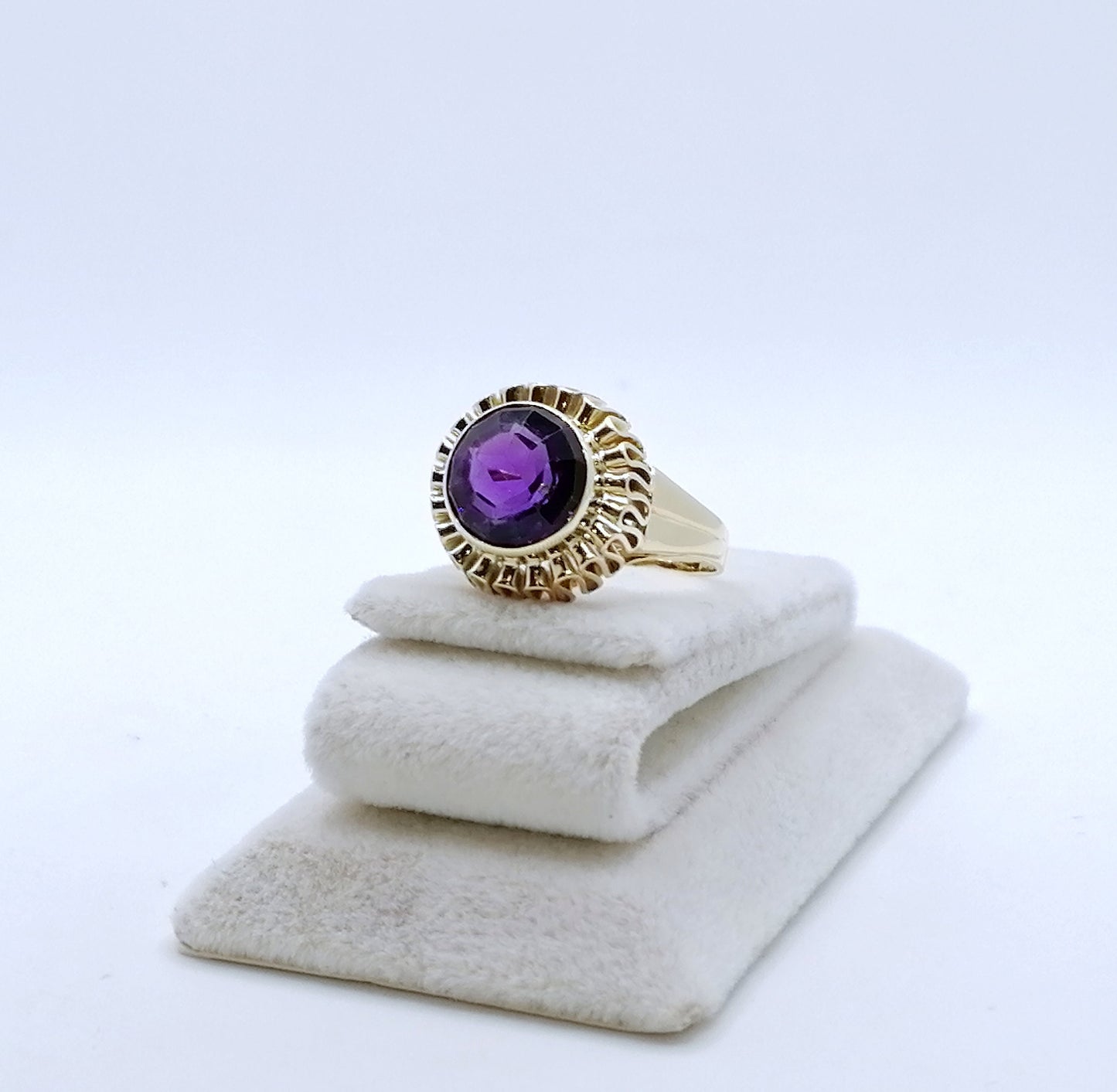 Ring Gold 585er mit Amethyst Gr. 58