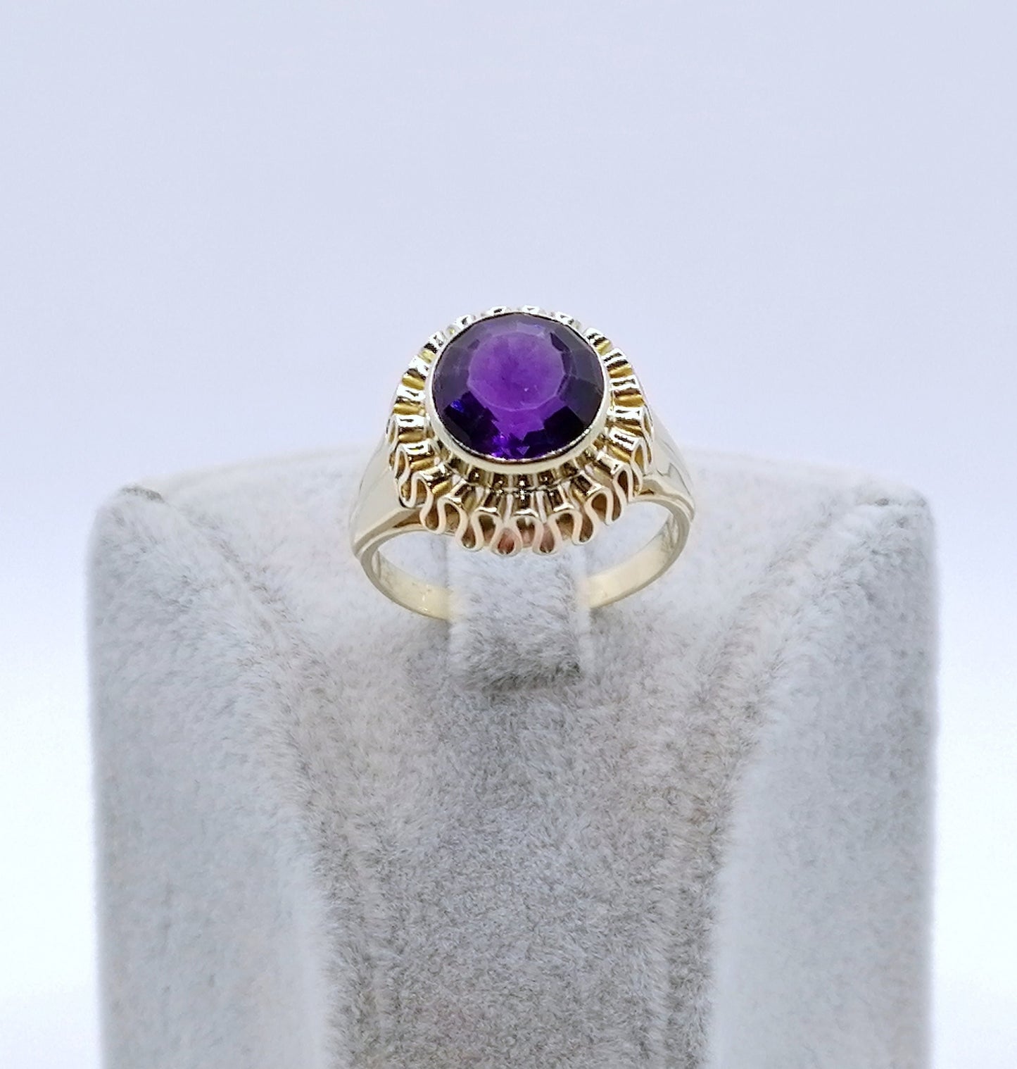 Ring Gold 585er mit Amethyst Gr. 58