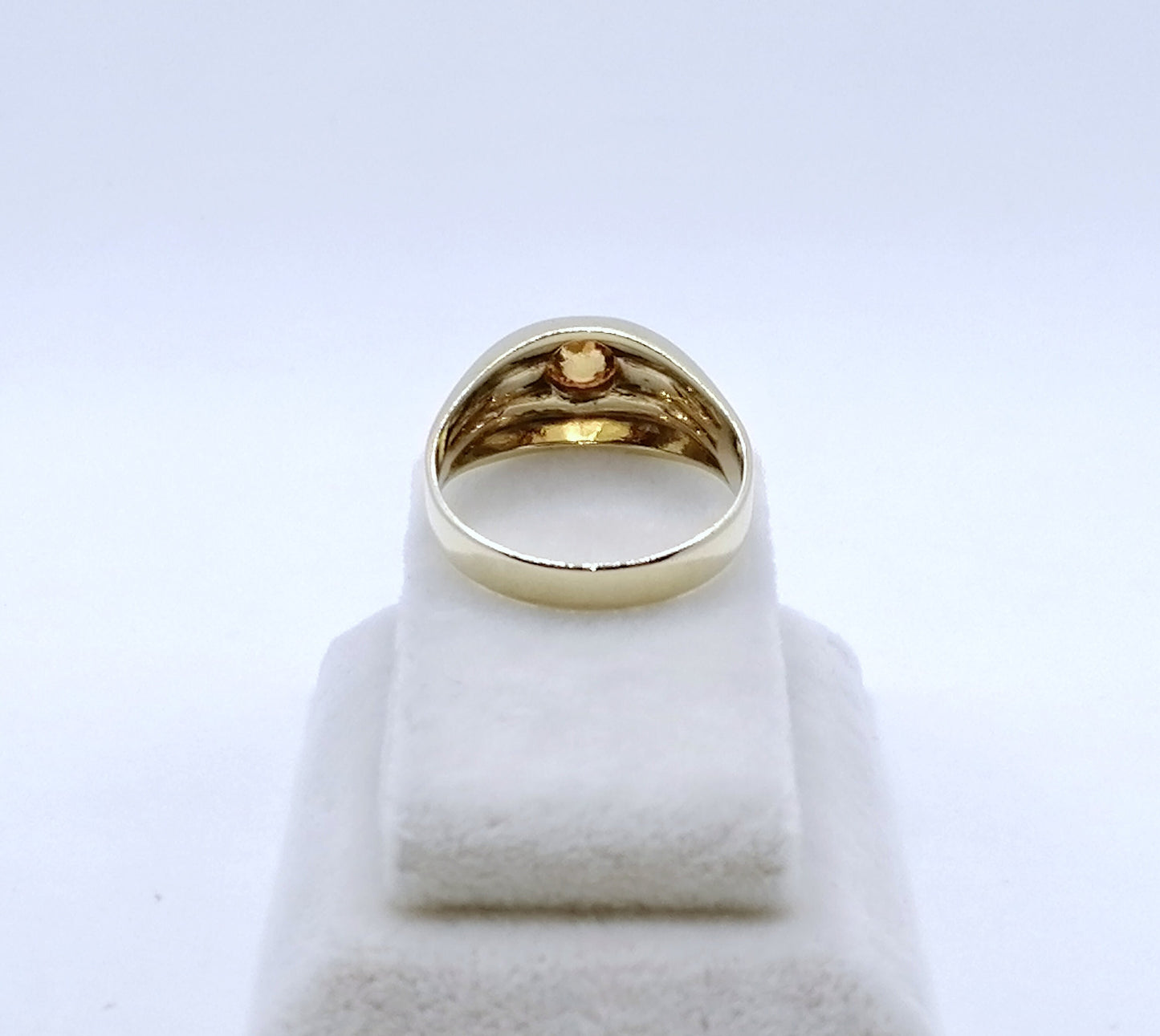 Ring Gold 333er mit Saphir Edelstein Gr. 60