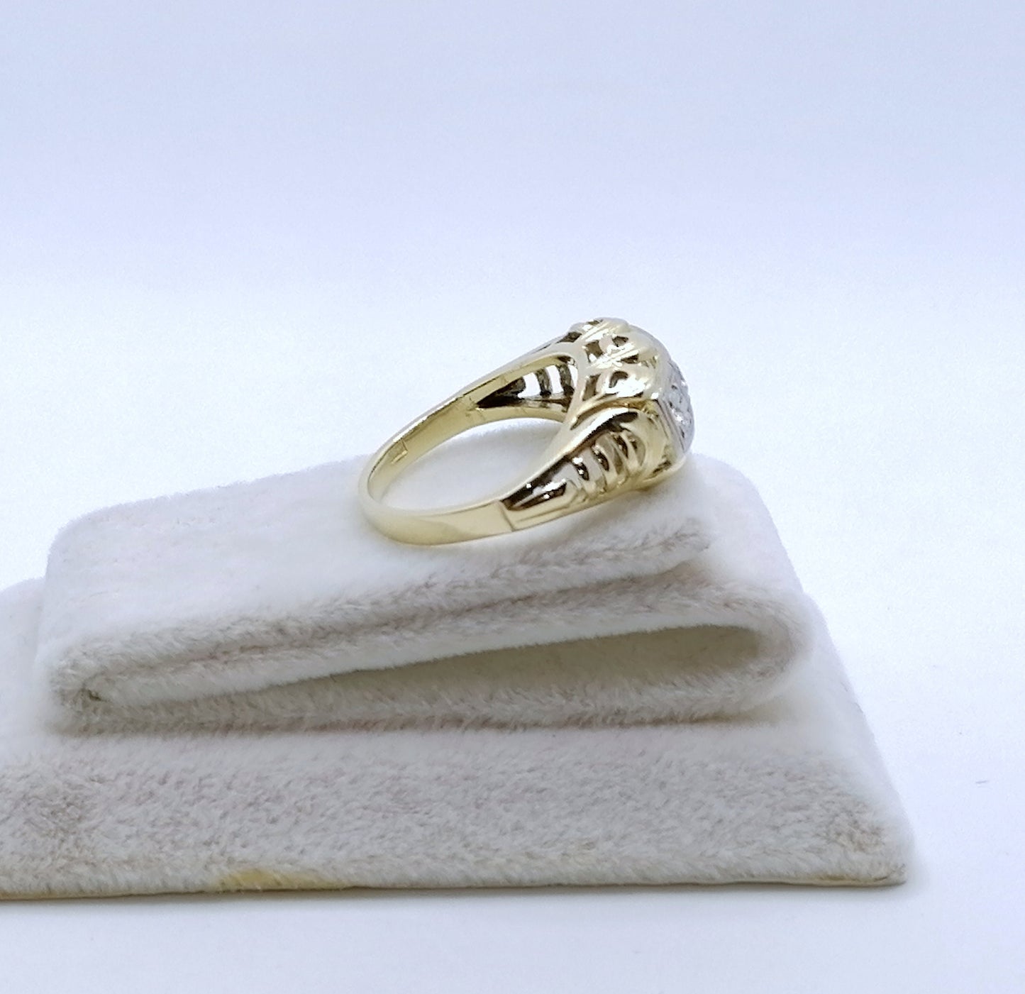 Ring Gold 585er mit Brillanten Gr. 53