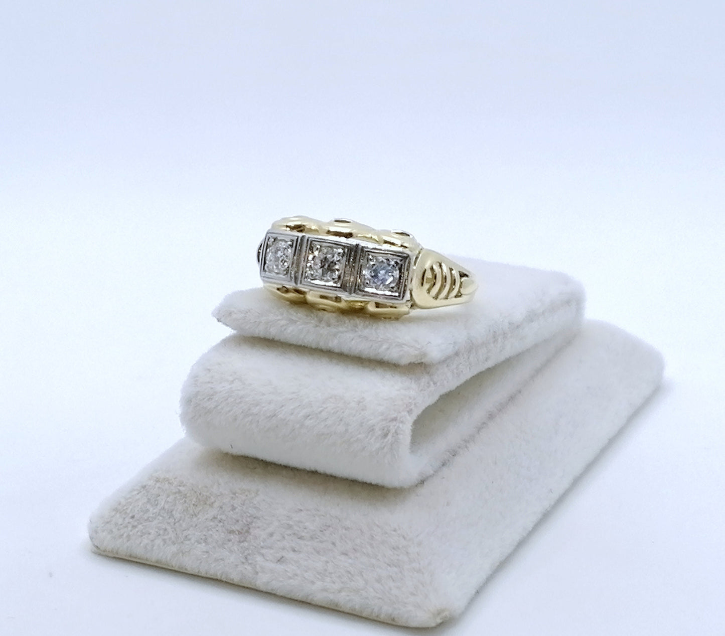 Ring Gold 585er mit Brillanten Gr. 53