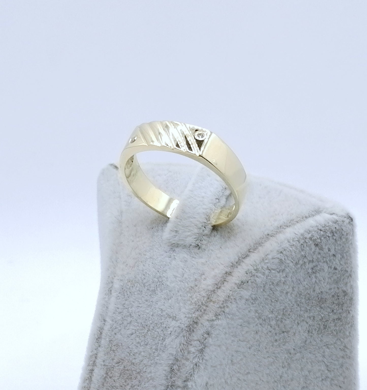 Ring Gold 585er Siegelring Gr. 66