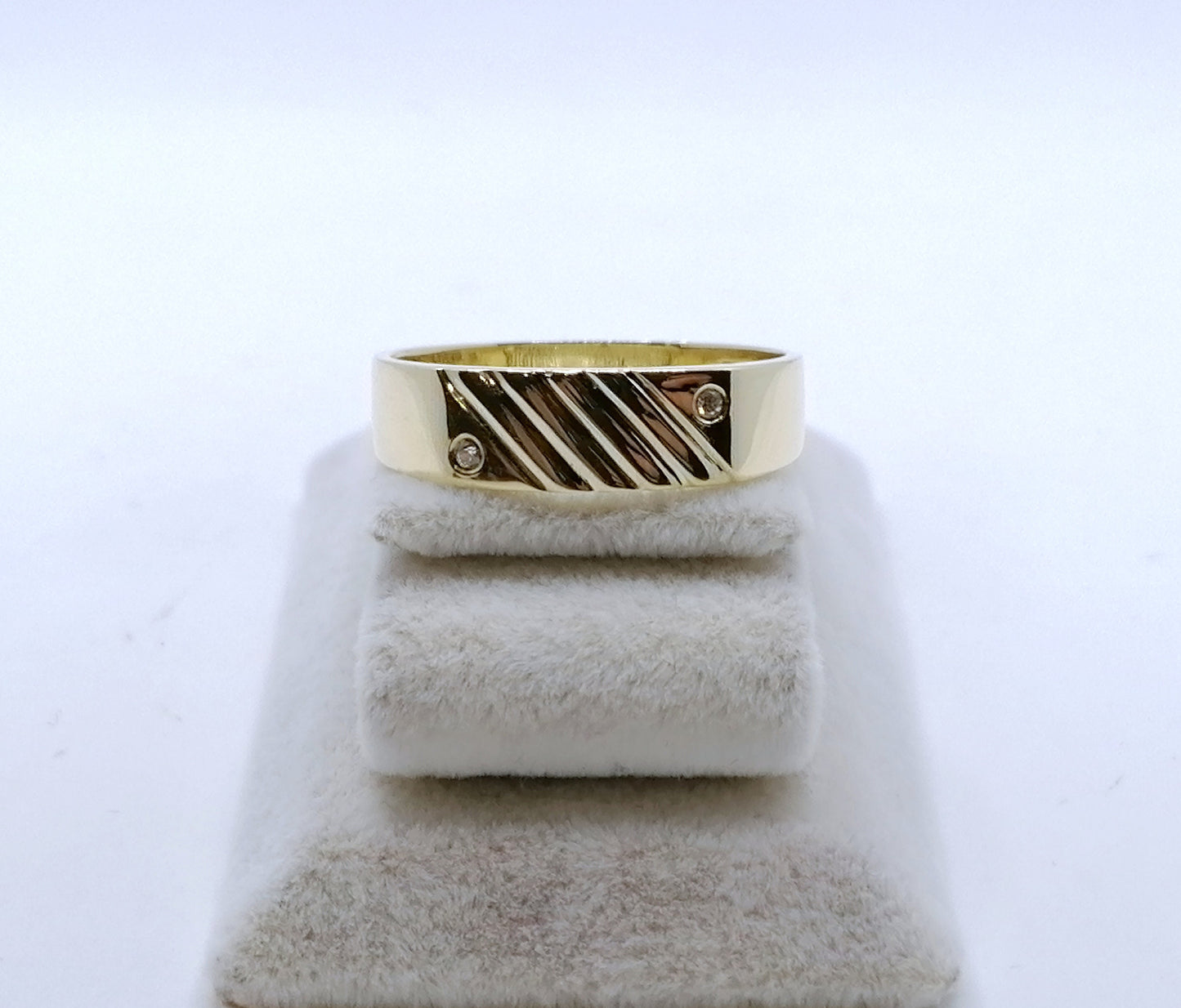 Ring Gold 585er Siegelring Gr. 66