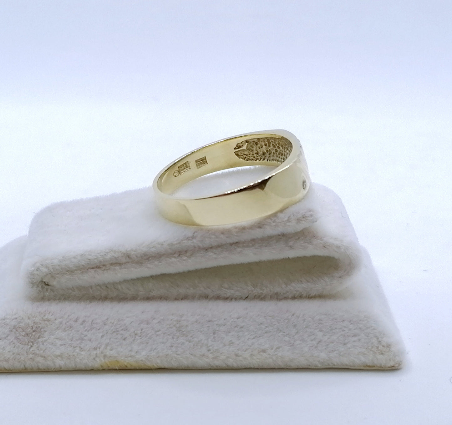 Ring Gold 585er Siegelring Gr. 66
