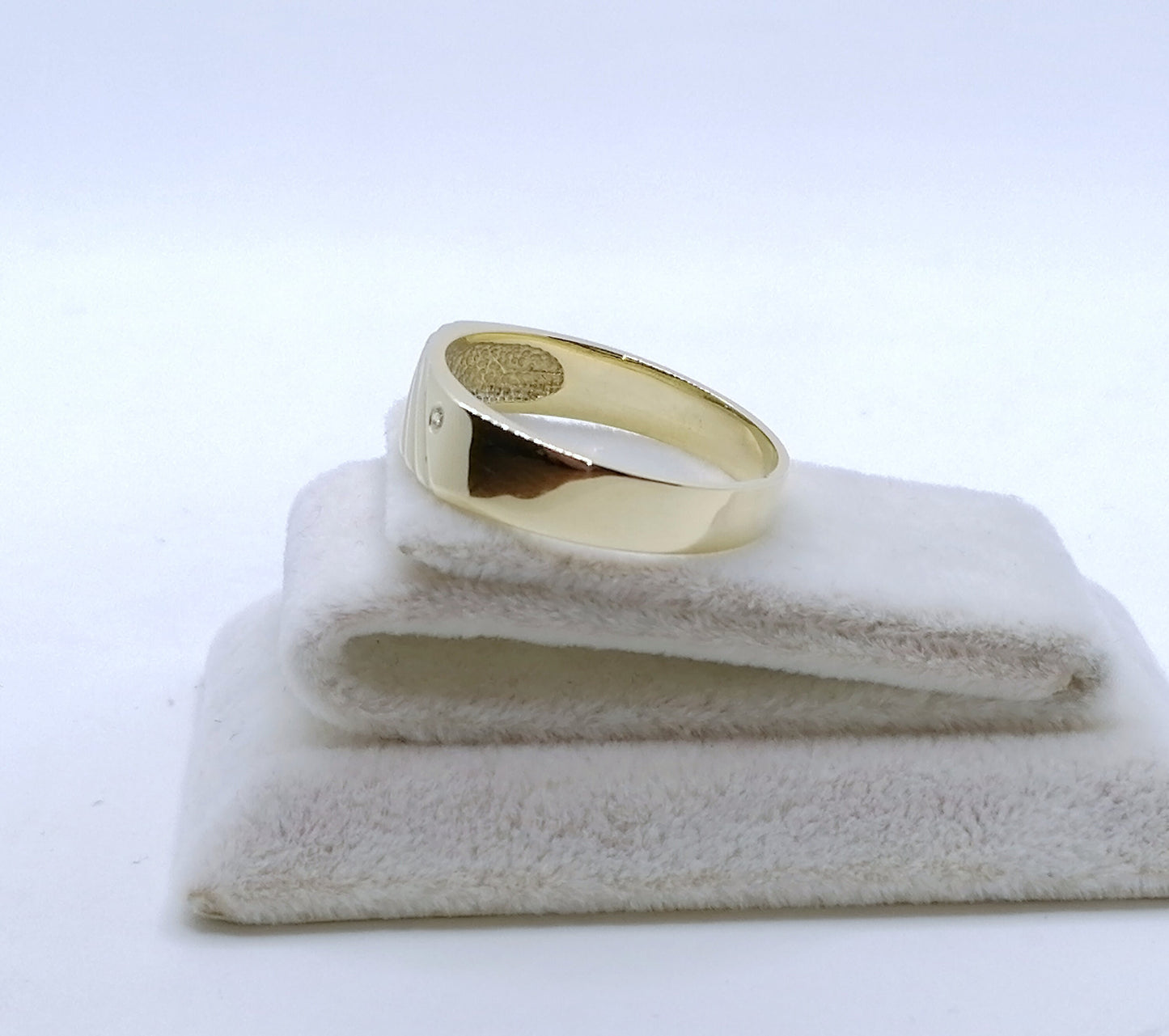 Ring Gold 585er Siegelring Gr. 66