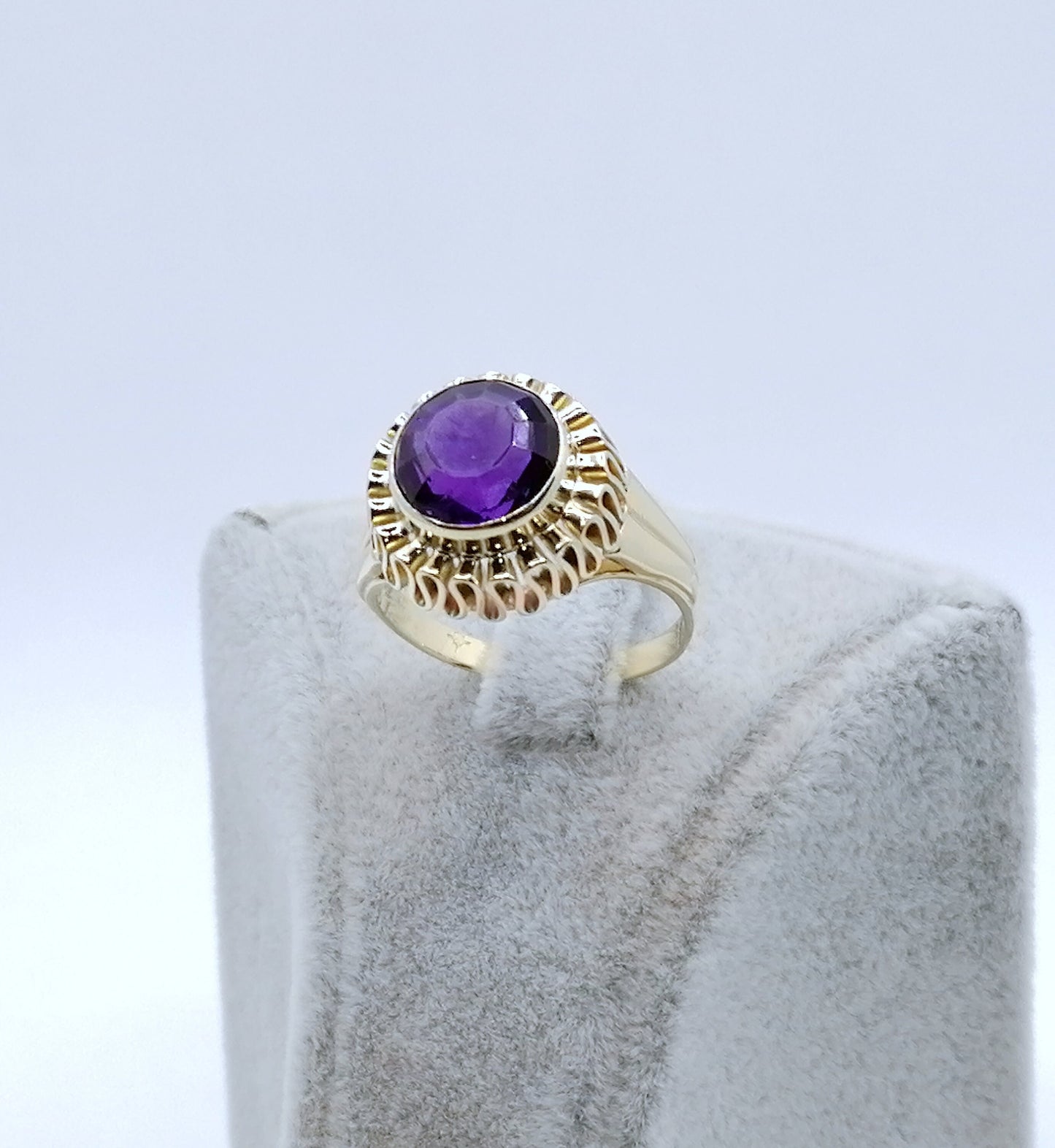 Ring Gold 585er mit Amethyst Gr. 58
