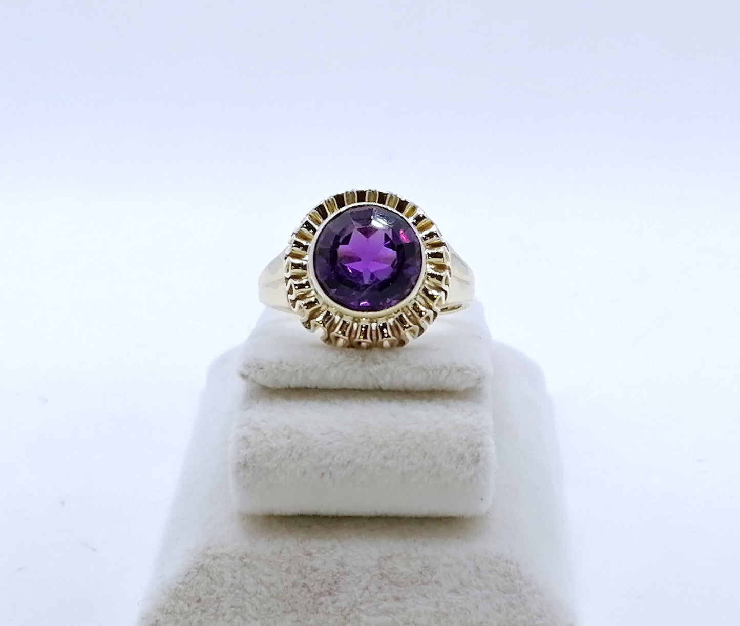 Ring Gold 585er mit Amethyst Gr. 58