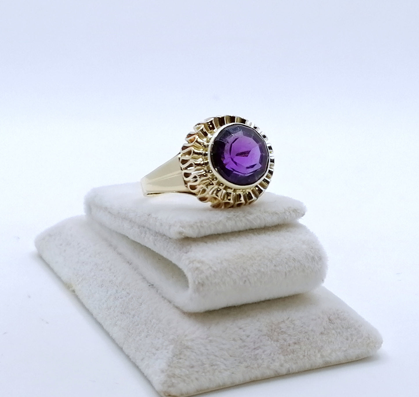 Ring Gold 585er mit Amethyst Gr. 58