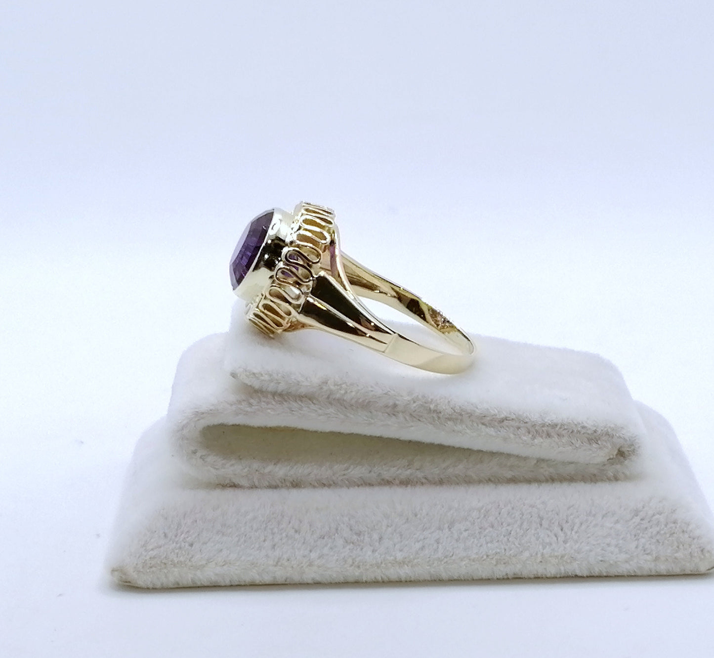 Ring Gold 585er mit Amethyst Gr. 58