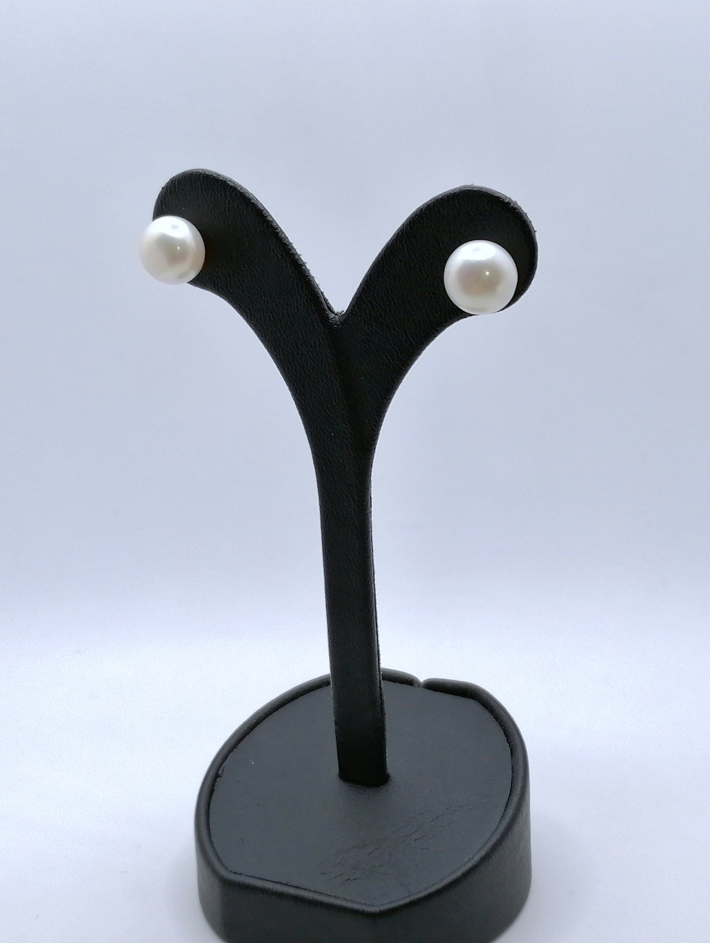 Ohrstecker 585er Gold mit Perlen Button