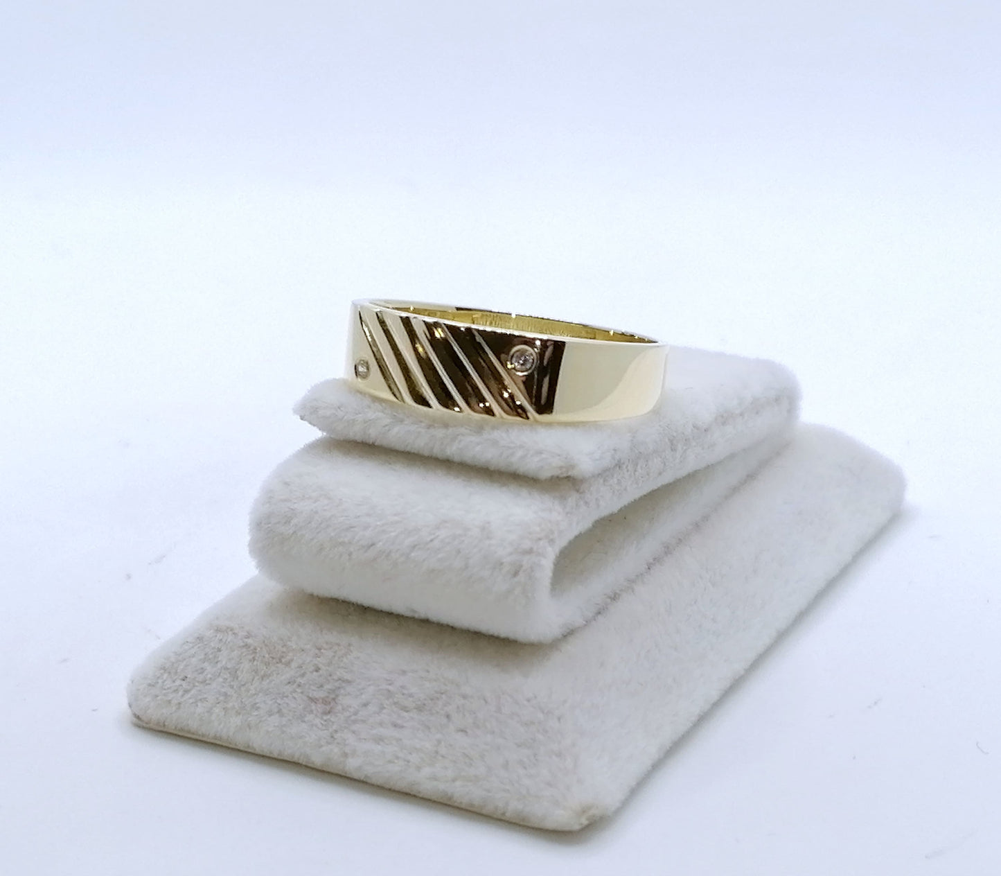 Ring Gold 585er Siegelring Gr. 66
