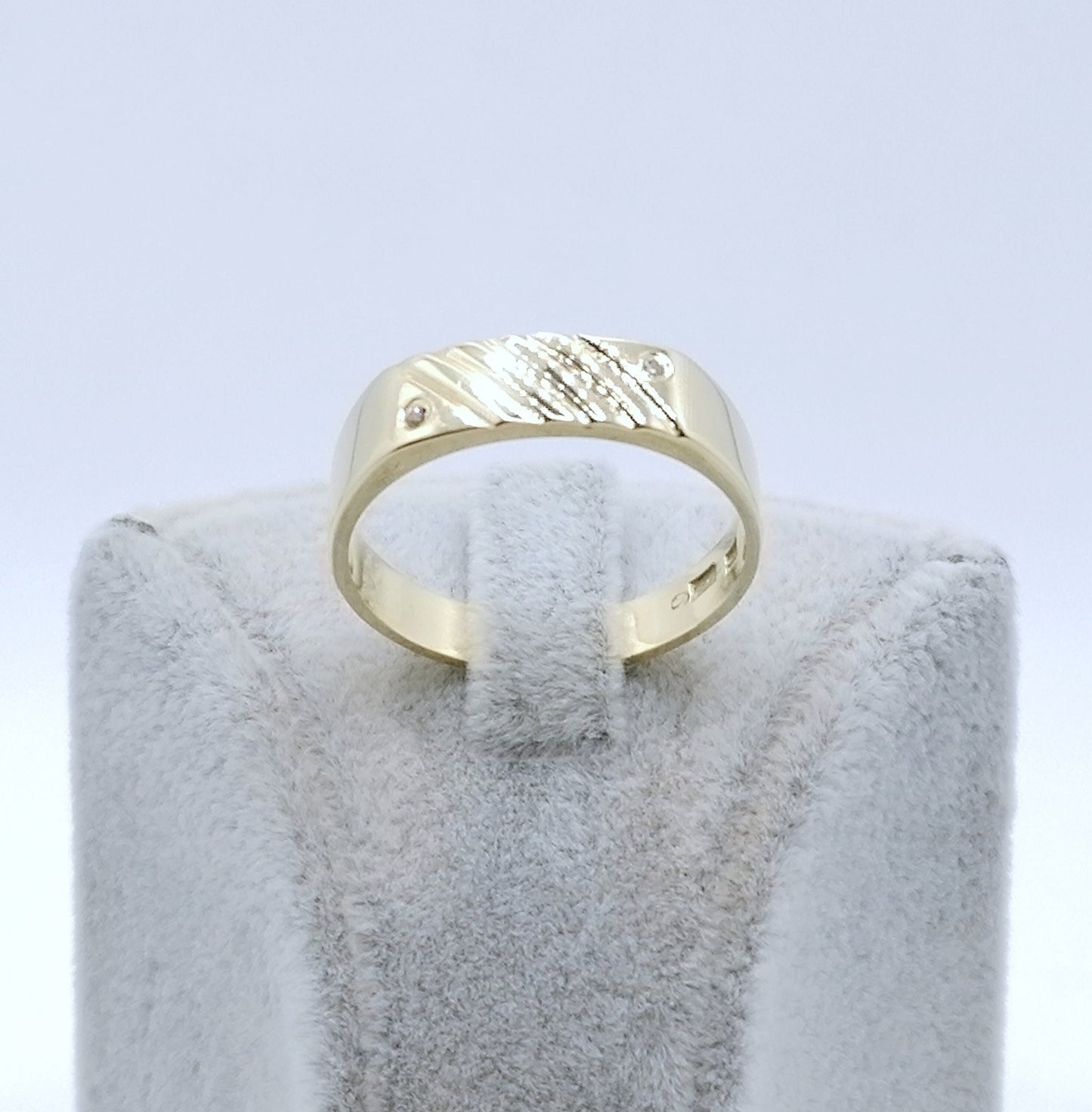 Ring Gold 585er Siegelring Gr. 66