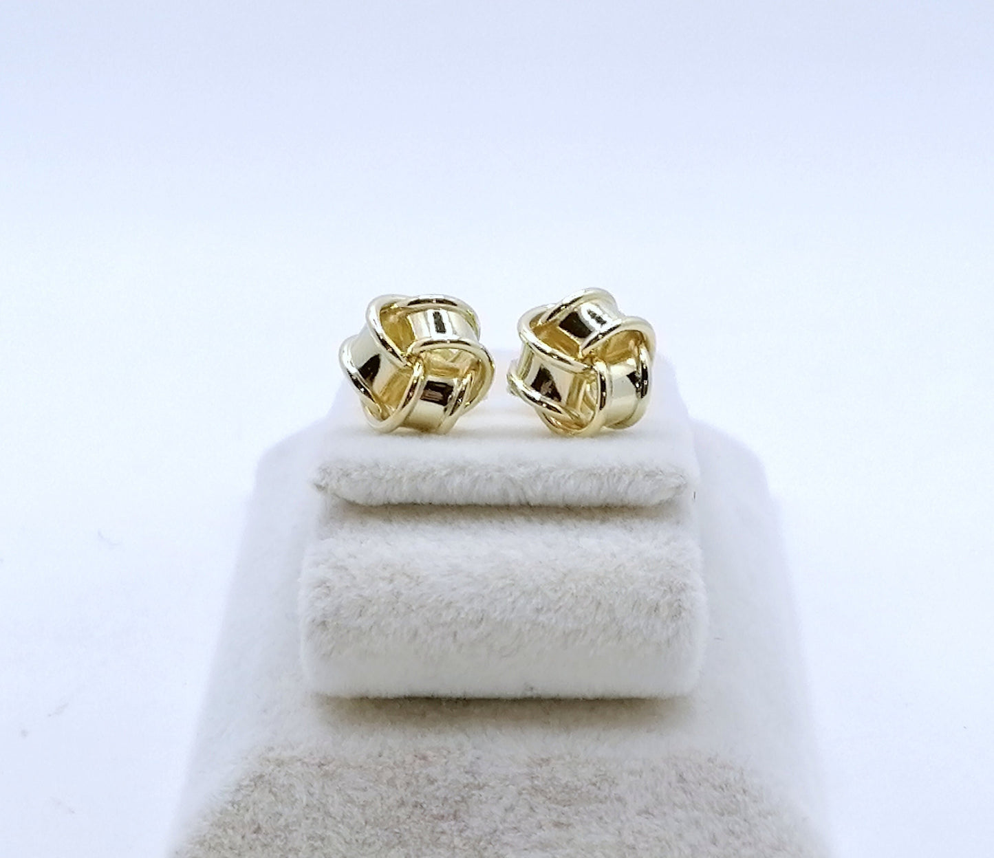 Ohrstecker Gold 585er Knotenform Gelbgold Ohrringe