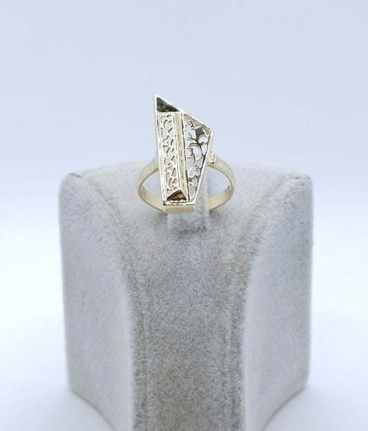 Ring Gold 585er prunkvoll Gr. 57