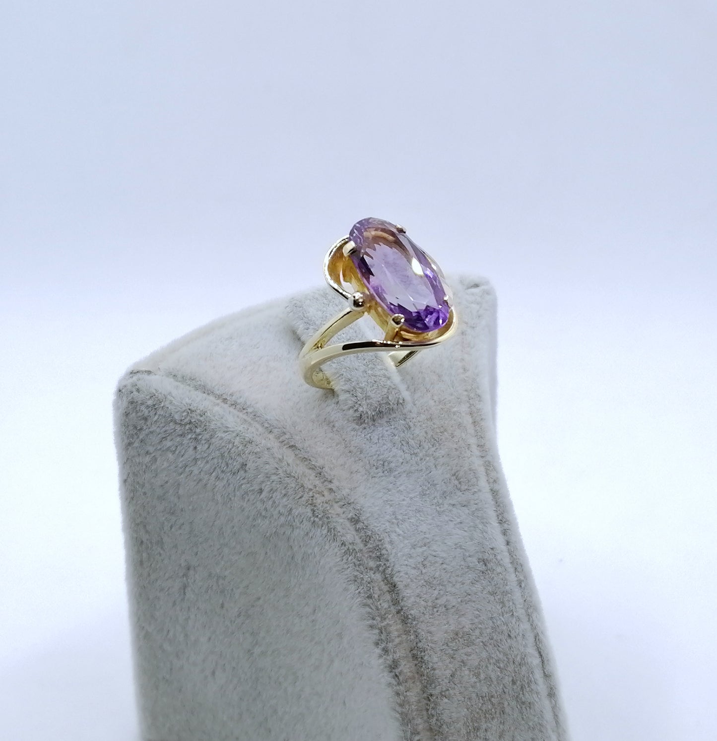 Ring Gold 585er mit Amethyst Gr. 53