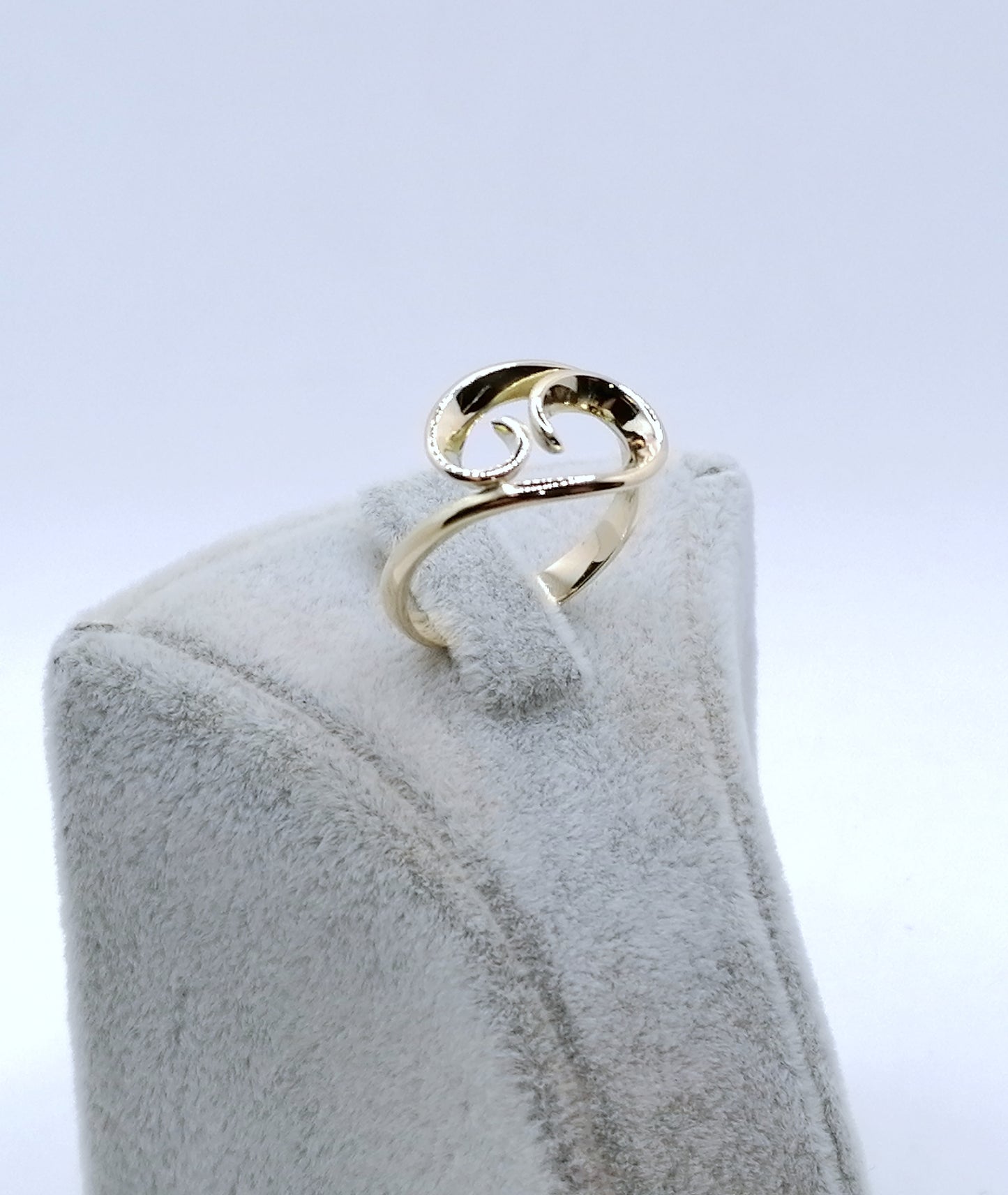Ring Gold 585er Wellenring Gr. 57
