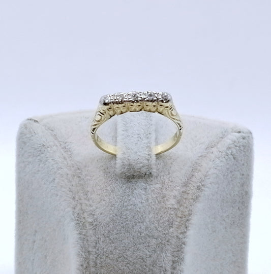 Ring Gold 585er mit Brillanten Gr. 57