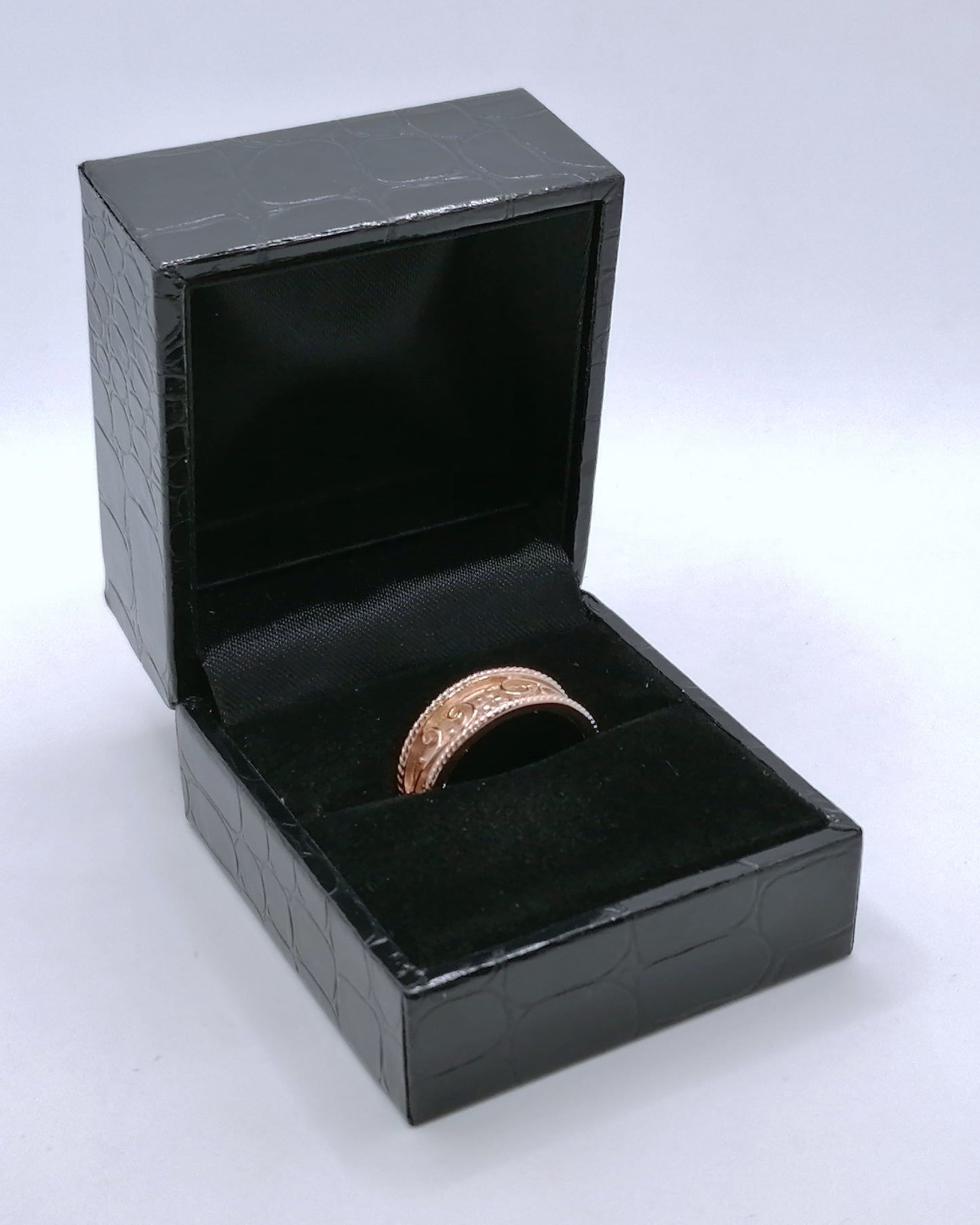 Gold Bandring 375er Rotgold Gr. 50