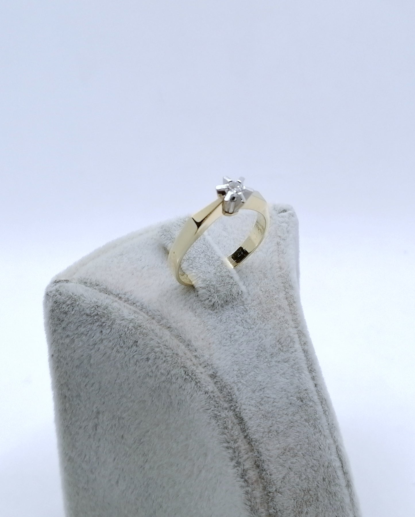 Ring Gold 585er Solitär Brillant