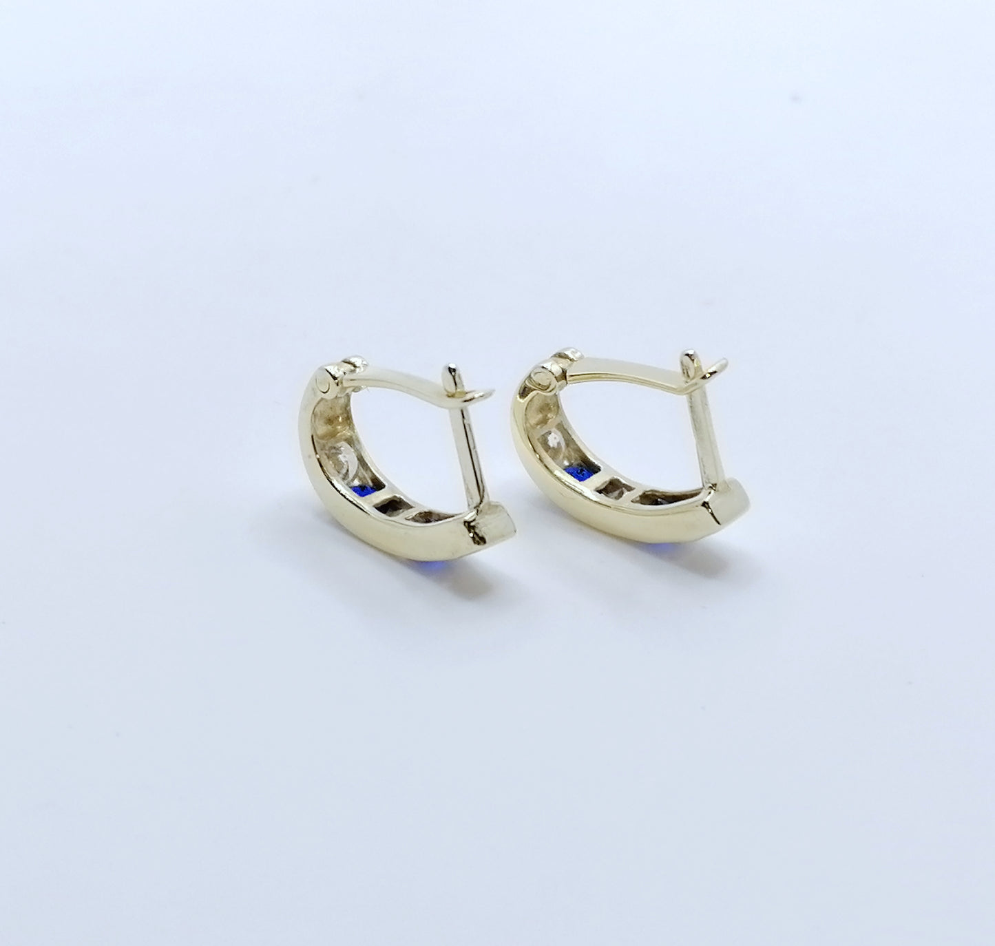 Ohrringe Gold 585er mit Zirkonia Gelbgold