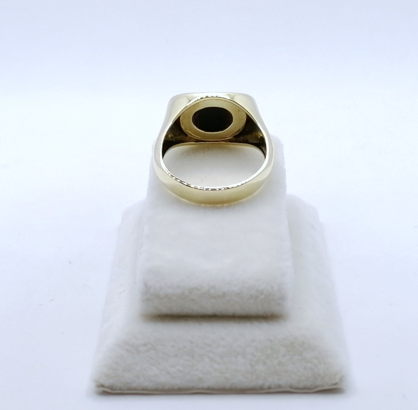 Ring Gold 585er mit Onyx Stein Gr. 53