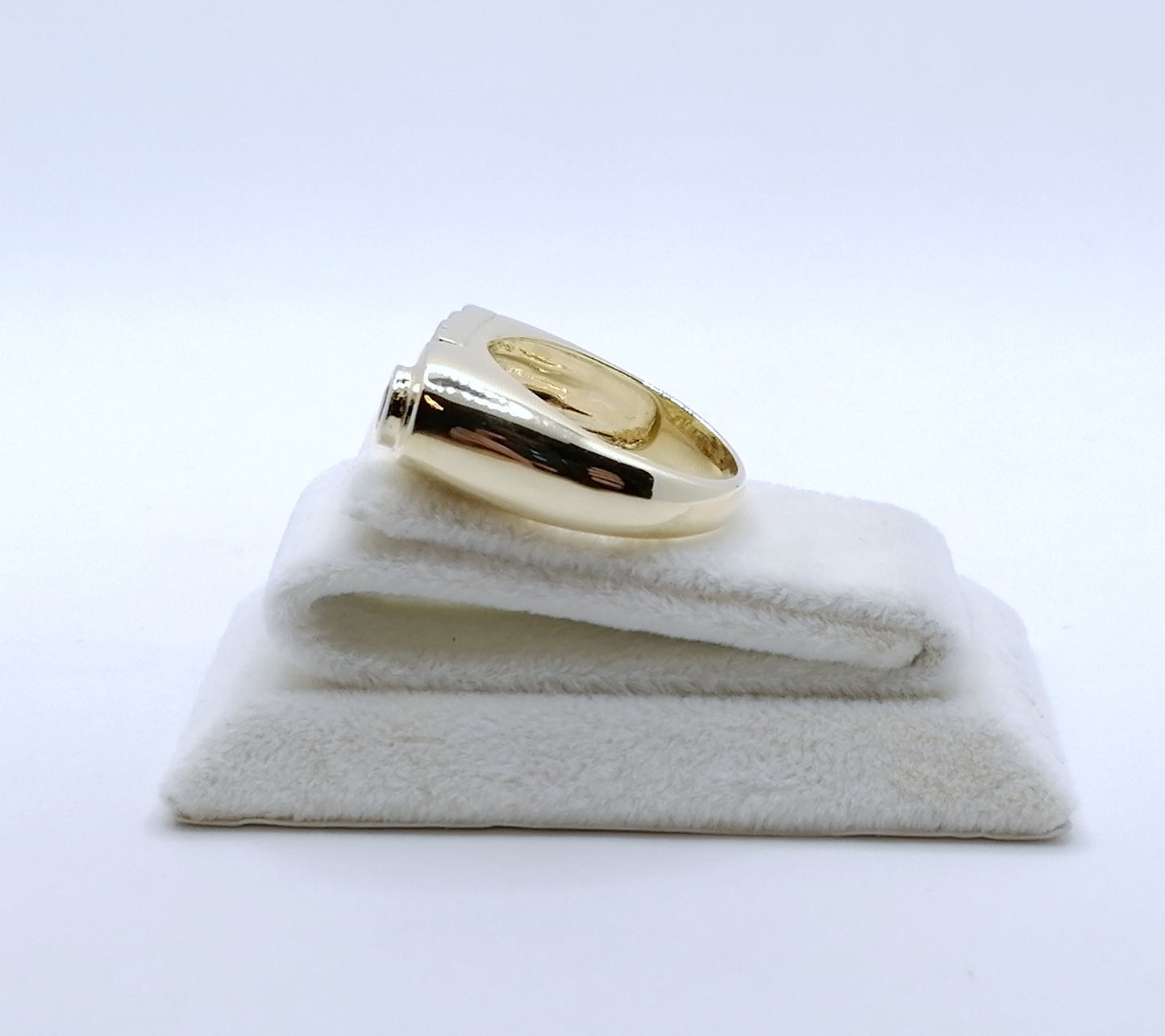 Ring Gold 375er Siegelring mit Topas Gr. 63