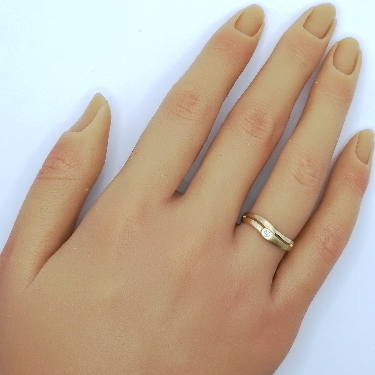 Ring Gold 333er mit Zirkonia Damenring Gr. 50