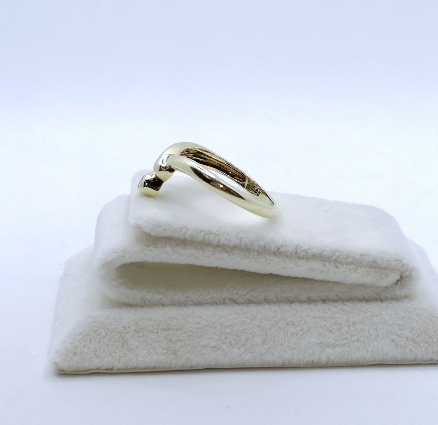 Ring Gold 585er Solitär Brillant Gr. 53
