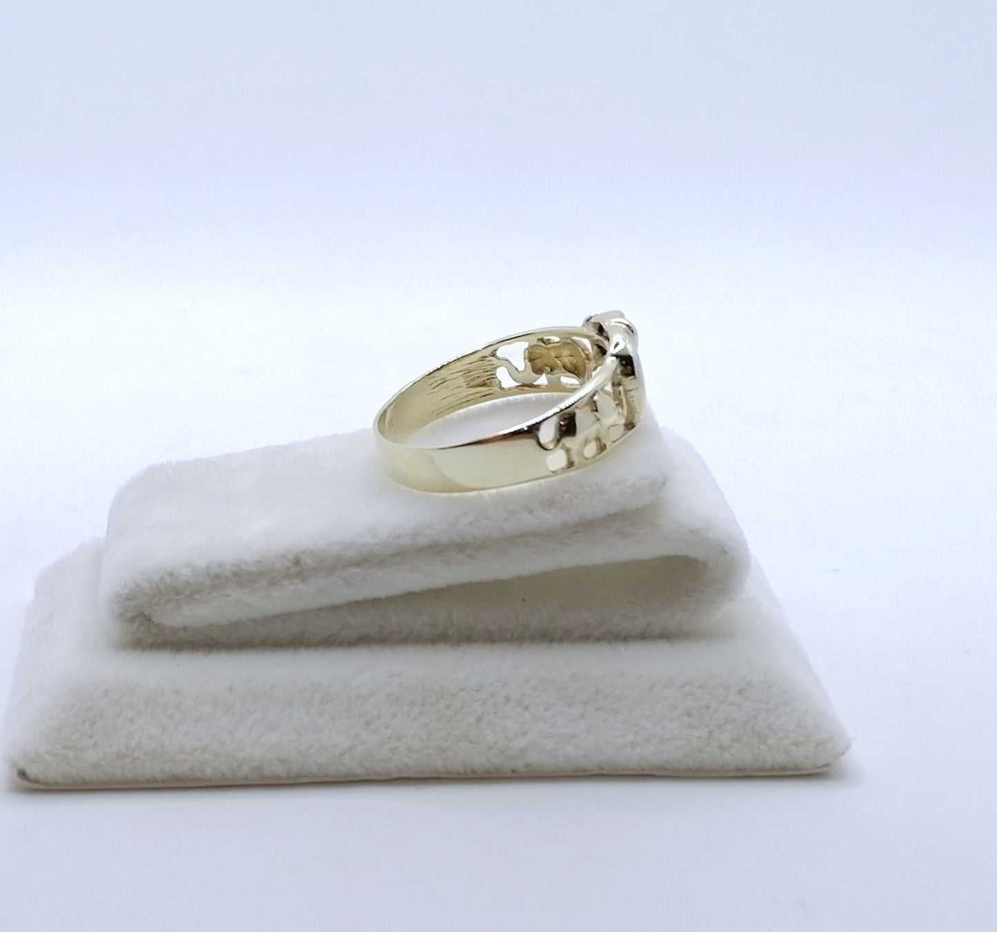Elephanten Ring Gold 333er Gr. 59