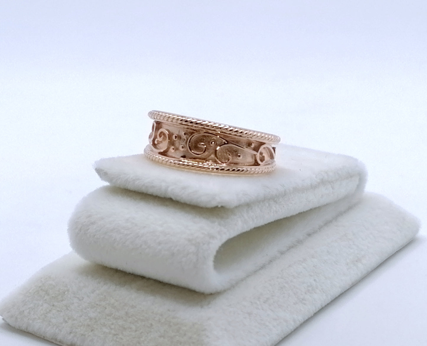 Gold Bandring 375er Rotgold Gr. 50