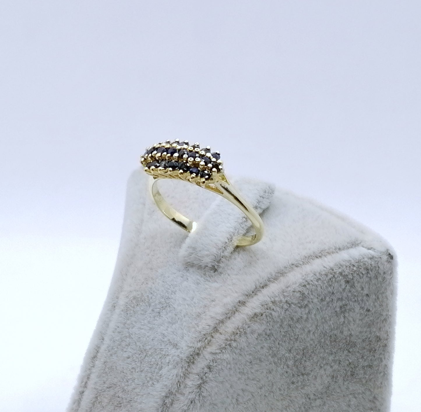 Ring Gold 750er mit Saphiren Gr. 58
