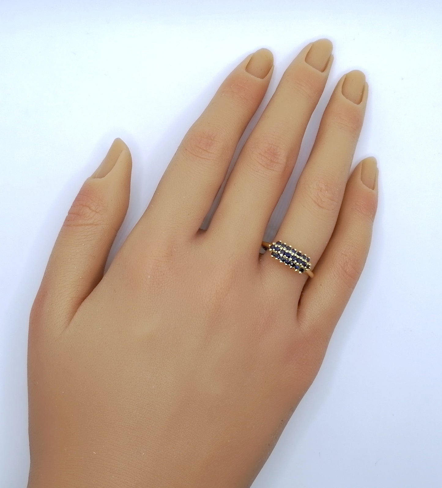 Ring Gold 750er mit Saphiren Gr. 58