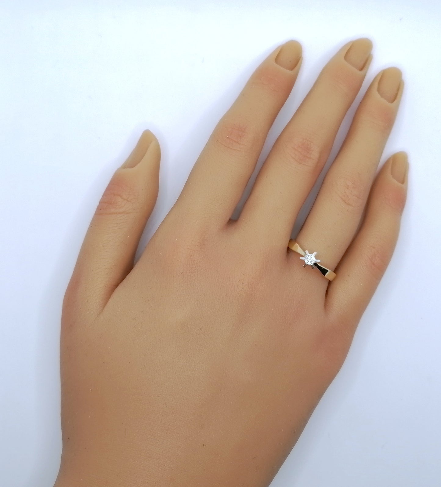 Ring Gold 585er Solitär Brillant