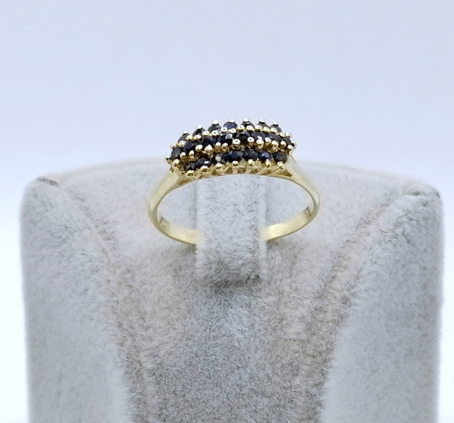 Ring Gold 750er mit Saphiren Gr. 58