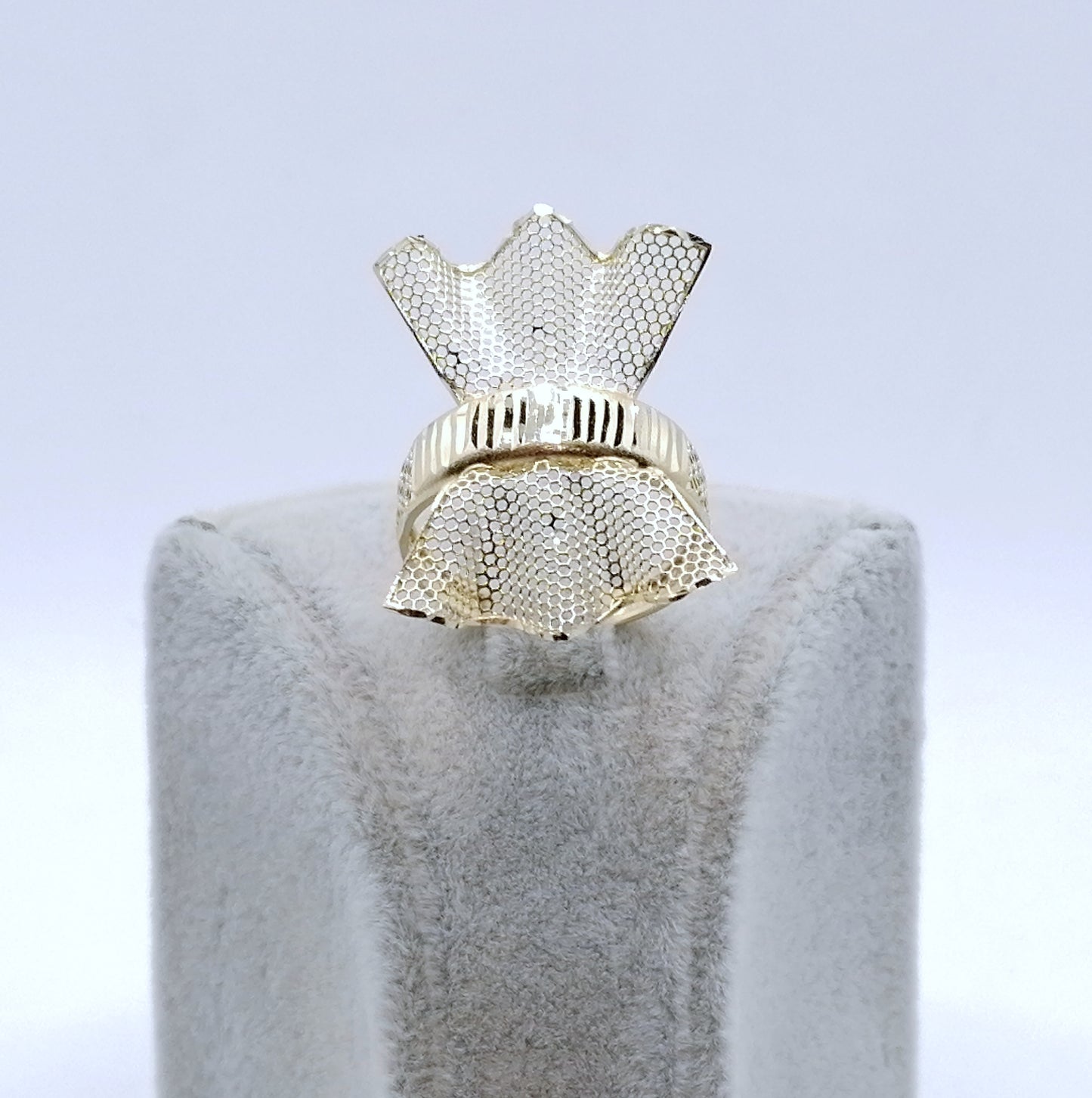 Ring Gold 585er prunkvoller Schleifenring Gr. 60